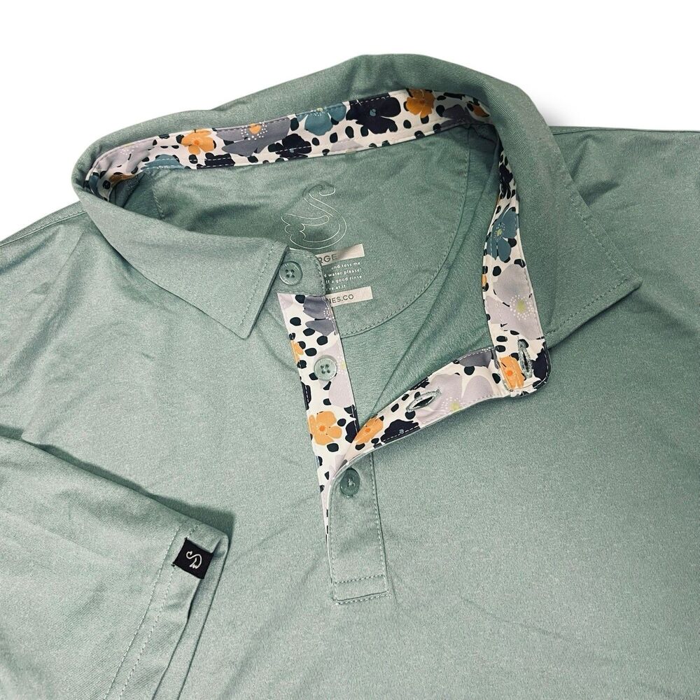 Swannies Golf Polo Shirt Men‎ L